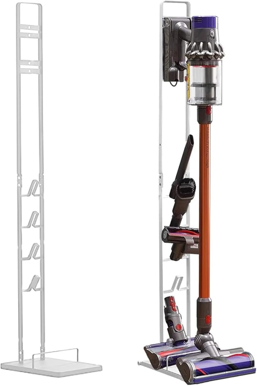 Plutoos Staubsaugerhalter für Dyson V15 V12 V11 V10 V8 V7 V6 - DC58/ DC59/ DC62/ DC74, WHITE