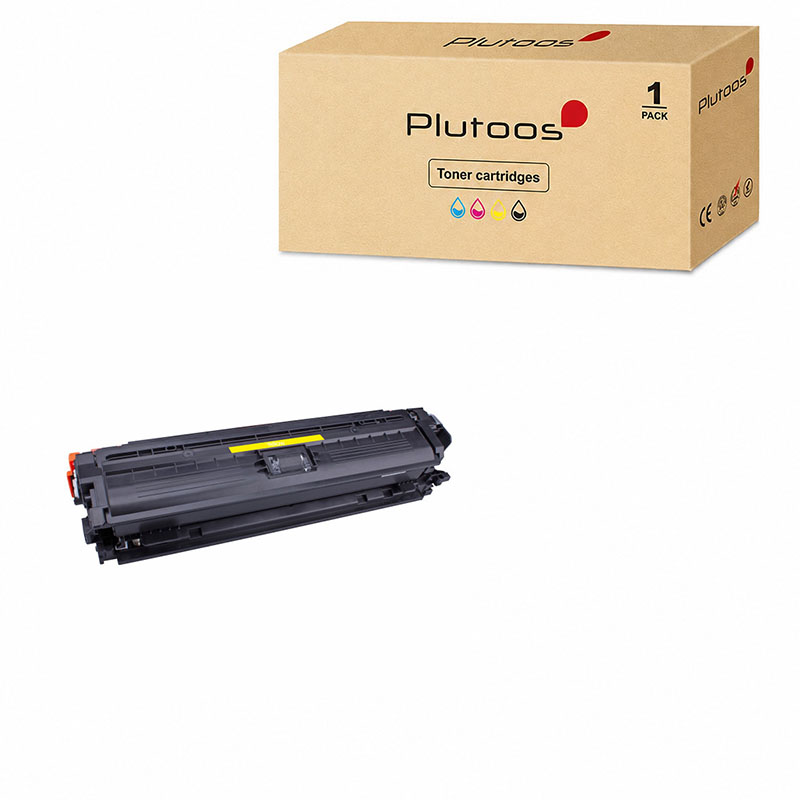 Plutoos 651A CE342A Toner Yellow with Chip – Compatible with HP M775dn M775f M775z, ca. 16’000 pages
