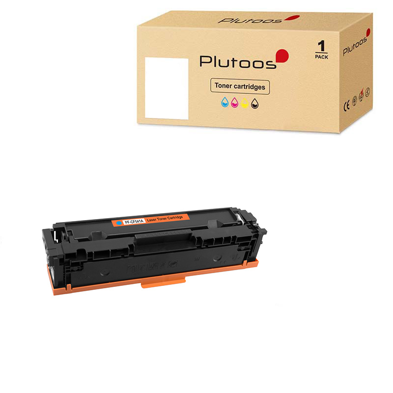 Plutoos 203A Cyan Toner – Compatible with HP 203A, HP CF541A, 1,300 Pages
