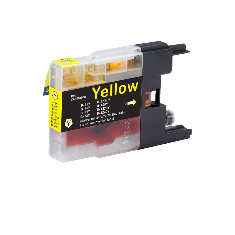Plutoos LC-1240 Gelb Tintenpatrone – kompatibel mit Brother, 12 ml für DCP-J525W, DCP-J725DW, DCP-J925DW, MFC-J280W, MFC-J430W, MFC-J432W, ~600 Seiten