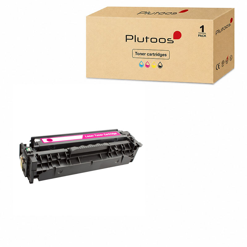 Plutoos 304A Toner Magenta with Chip – Compatible with HP 304A, HP CC533A, 2800 pages