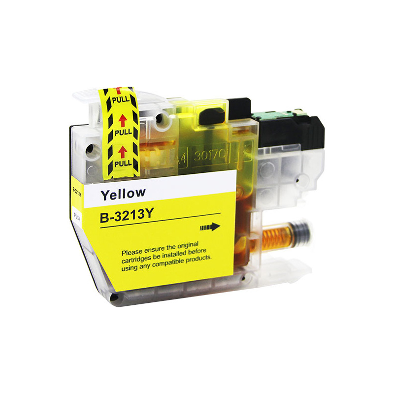 Plutoos LC-3213 Gelb Tintenpatrone mit Chip Kompatibel mit Brother LC-3213 7 ml für DCP-J572DW DCP-J772DW MFC-J895DW