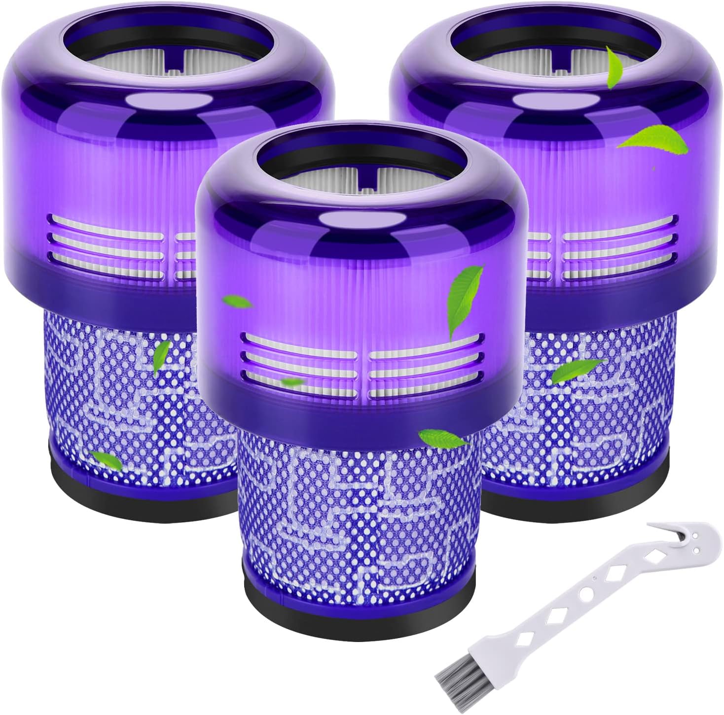 Plutoos 3 Stück Filter für Dyson V11 SV17 V15 SV14 SV22 Detect Absolute Extra Pro Animal Torque