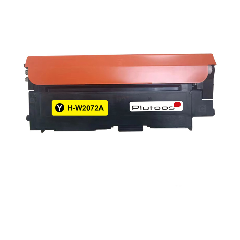 Plutoos 117A W2072A Toner Gelb mit Chip – Kompatibel mit HP 150nw 178nw 179fnw 150a, ca. 700 Seiten
