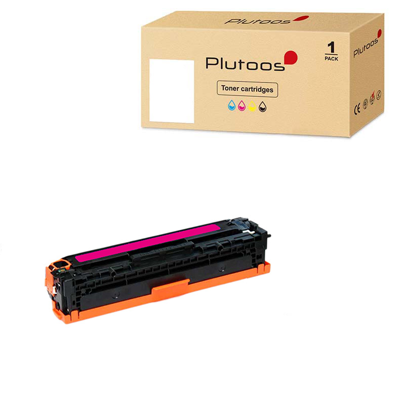 Plutoos 125A Toner Magenta – Compatibile con HP 125A, HP CB543A, 1400 Pagine