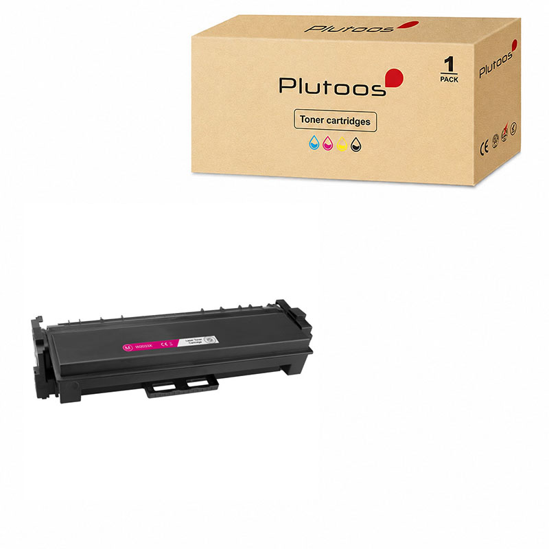 Plutoos 415X W2033X Toner Magenta mit Chip – Kompatibel mit HP M454dw M454dn M479fdw M479dw, ca. 6’000 Seiten