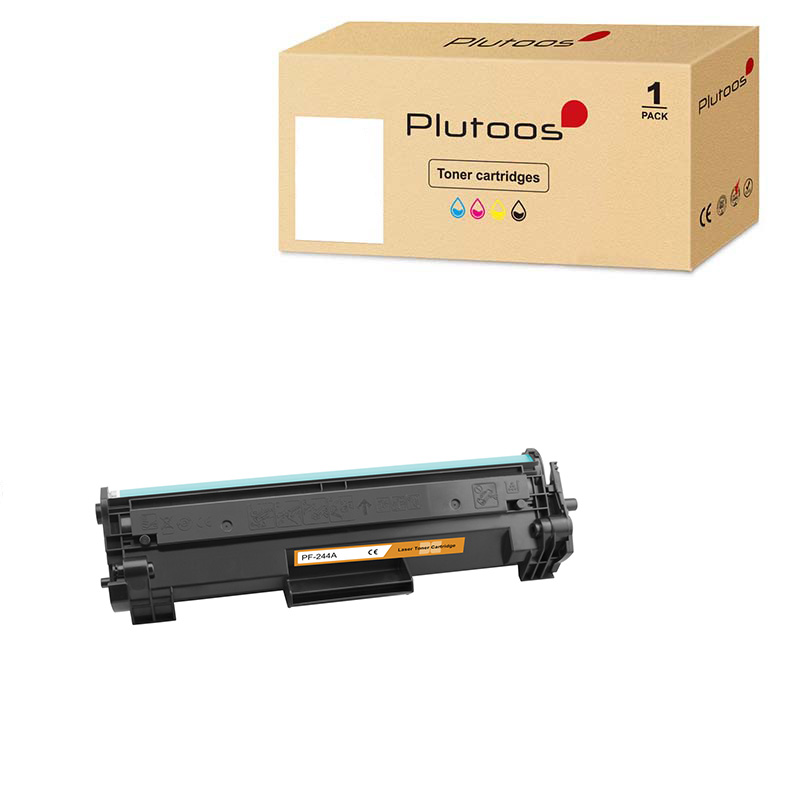 Plutoos CF244A Toner Schwarz – Kompatibel mit HP CF244A / 44A, 1'500 Seiten XXL