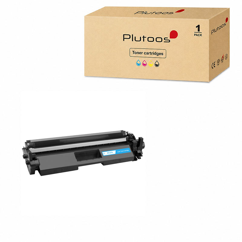 Plutoos 17A Toner Schwarz mit Chip – Kompatibel mit HP 17A, HP CF217A, 1600 Seiten