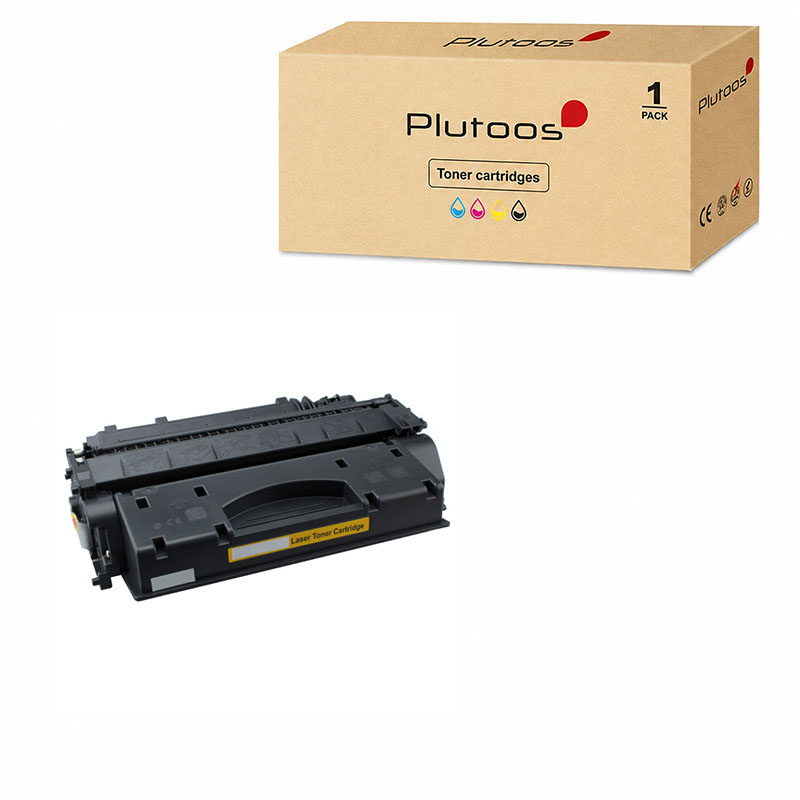 Plutoos 80X Toner Black with Chip – Compatible with HP 80X, HP CF280X, 6900 pages