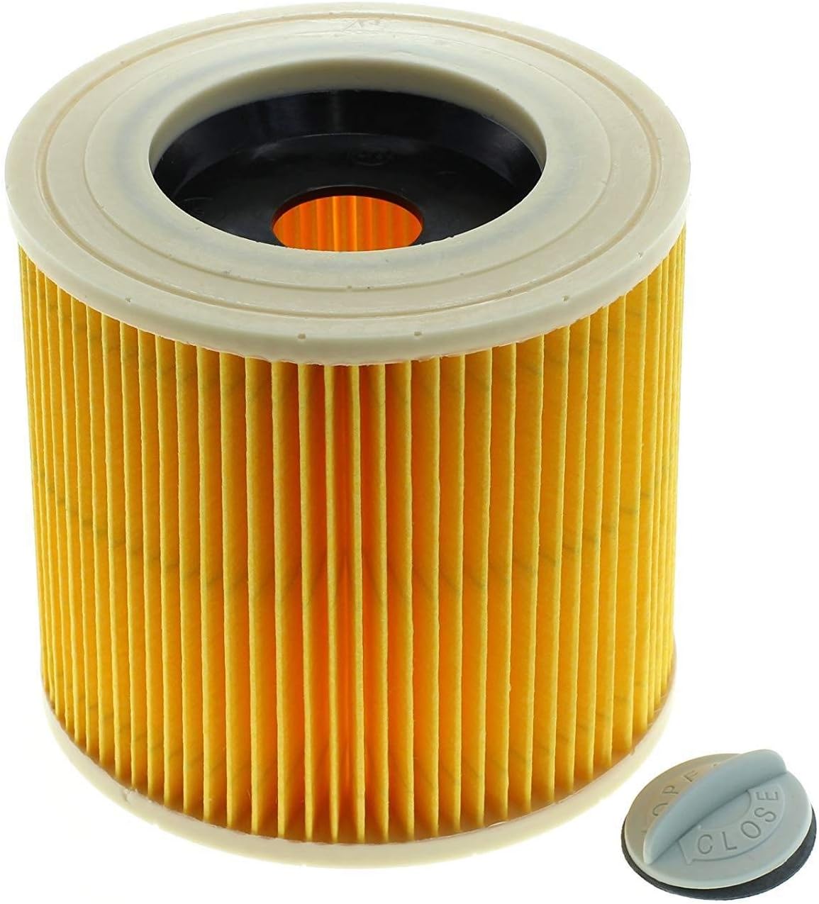 Plutoos Patronenfilter für Kärcher WD1 WD2 WD3 MV2 MV3 – waschbar, ersetzt 6.414-552.0 (1 Stück)