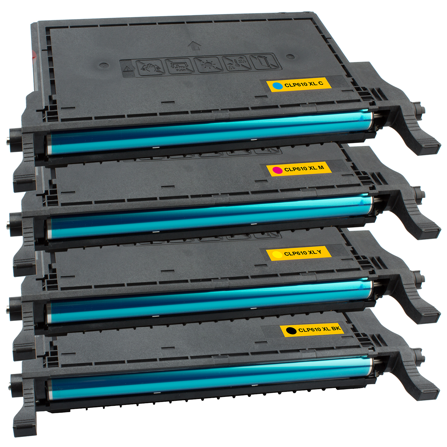 Samsung CLP-660 CLP-610 Toner XXL, 4er Farbset