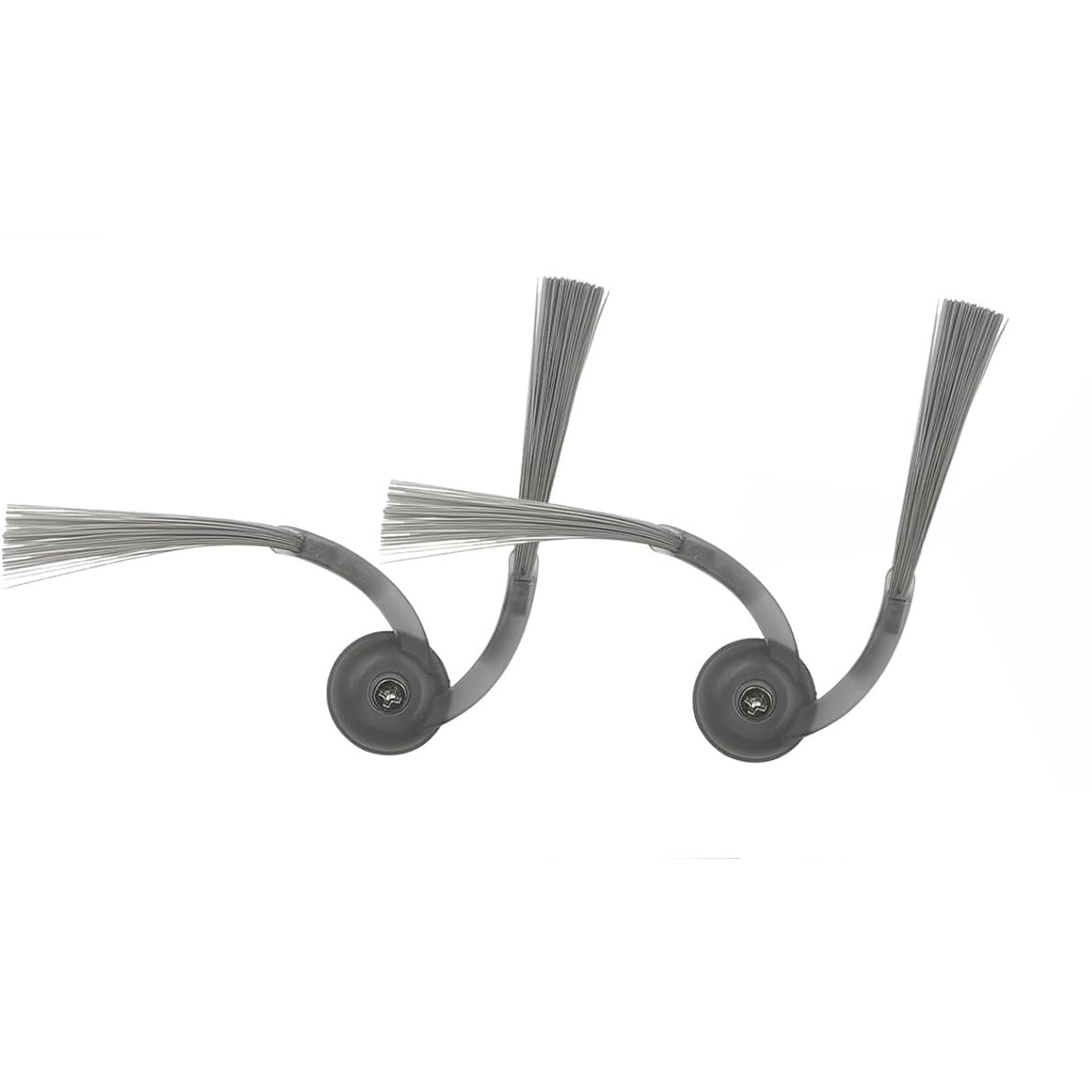 Plutoos 2 × Seitenbürsten für Roborock Saros 10R Saros 20 Qrevo Curv – für Kanten und Ecken