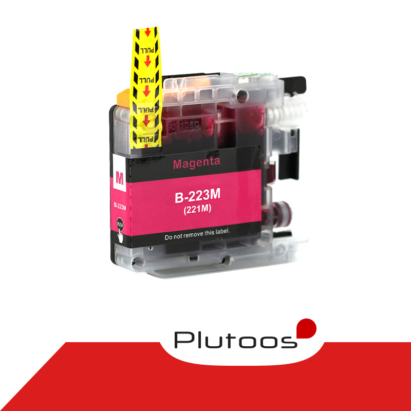 Plutoos LC-223 cartucce per stampanti magenta compatibili con Brother LC223