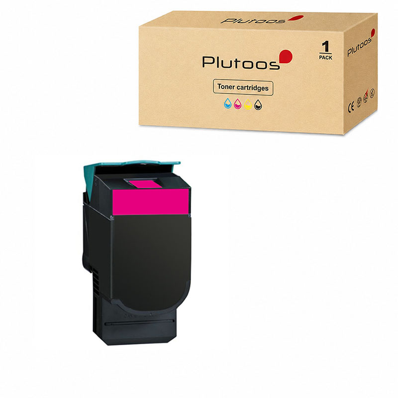 Plutoos CS310 Toner Magenta avec puce – Compatible avec Lexmark CS310, Lexmark 70C20K0, 3000 pages
