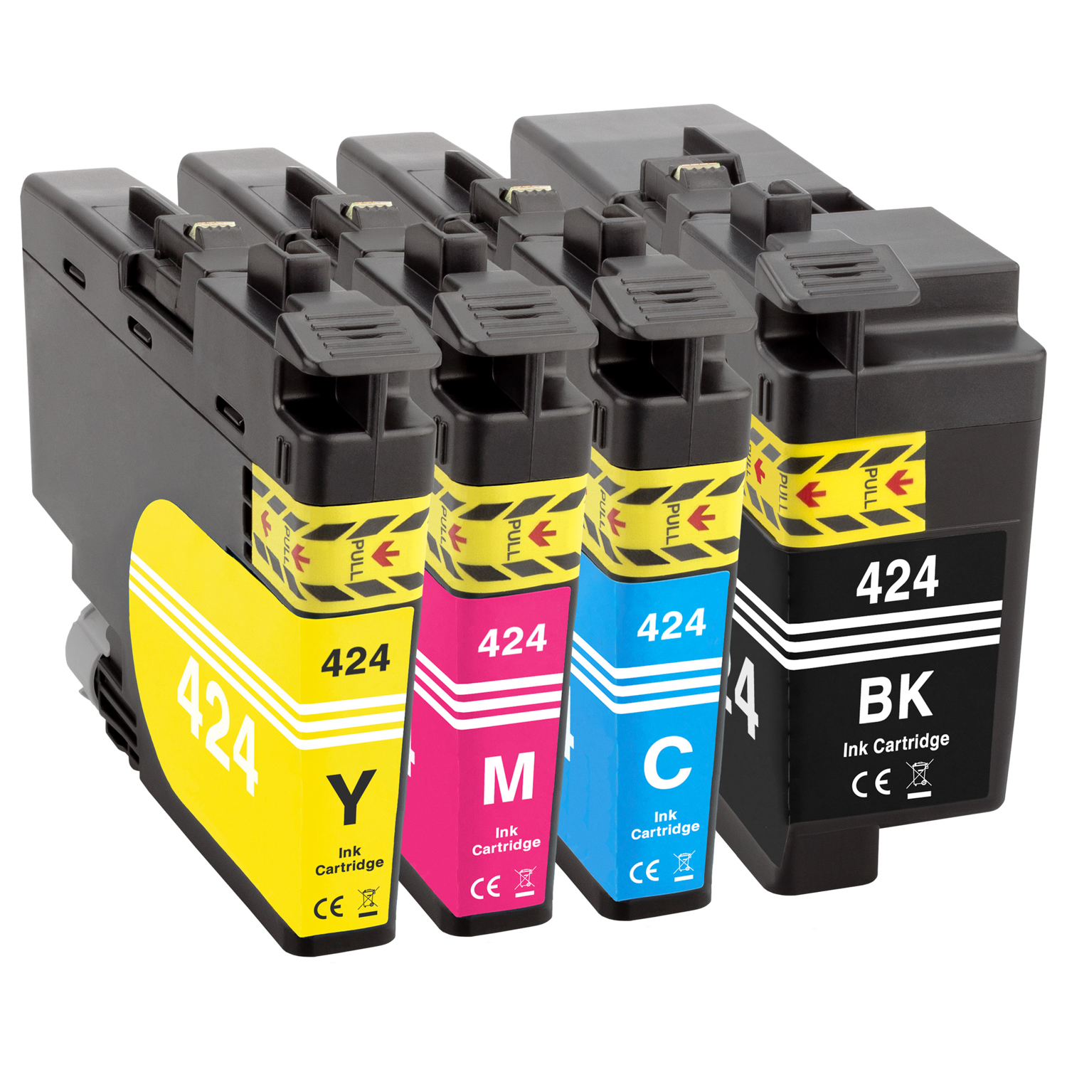 Brother LC-424 Patrone kompatibel, 4erFarbset