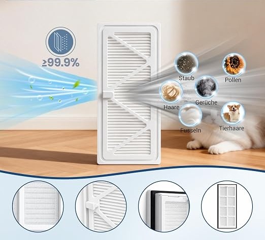 Plutoos HEPA-Filter für DJI Romo A, Romo P & Romo S – waschbar, 2 Stück