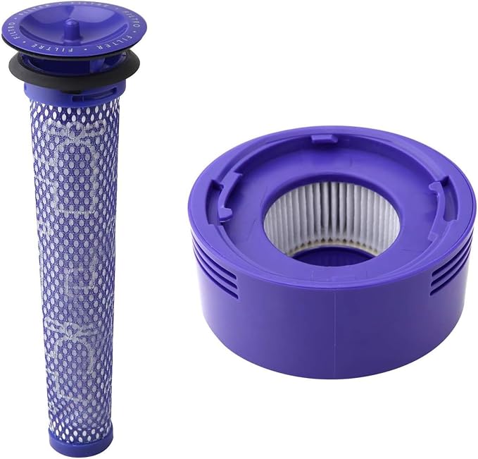 Plutoos HEPA-Filter für Dyson V7 V8 Absolute V8 Animal – waschbar & wiederverwendbar (1 Stück)