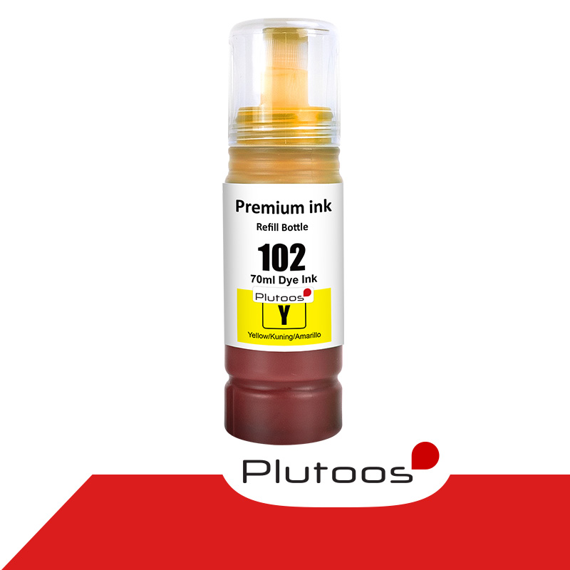 Plutoos 102 Ecotank Yellow Ink kompatibel zu Epson 102 Ecotank