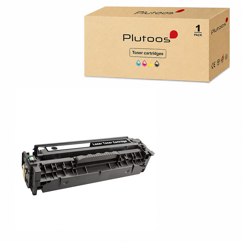 Plutoos 305X Toner Schwarz Kompatibel mit HP CE410X 4000 Seiten für HP Color LaserJet Pro M351/M375nw/M451/M475