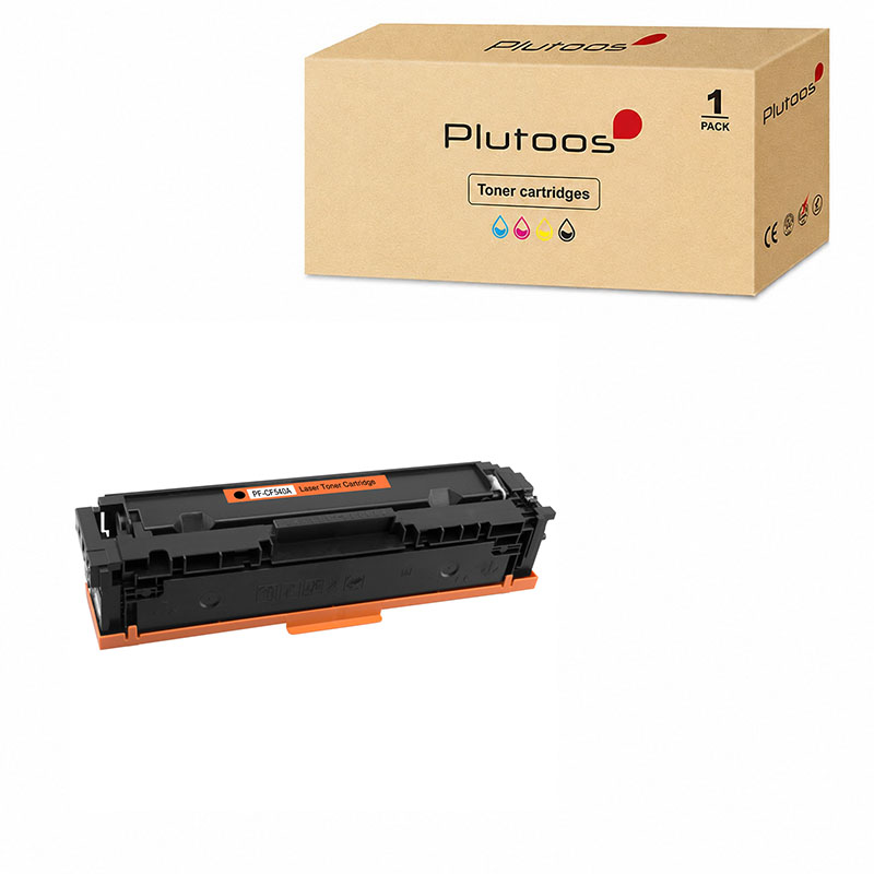Plutoos 203A Toner Schwarz mit Chip – Kompatibel mit HP 203A, HP CF540A, 1'400 Seiten