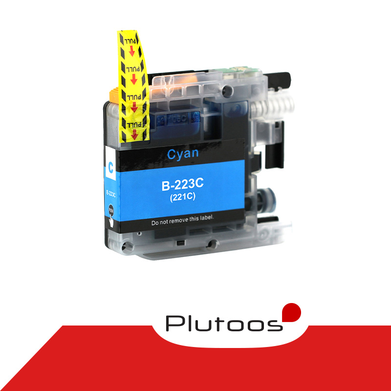 Plutoos LC-223 Cartucce per stampanti ciano compatibili con Brother LC223