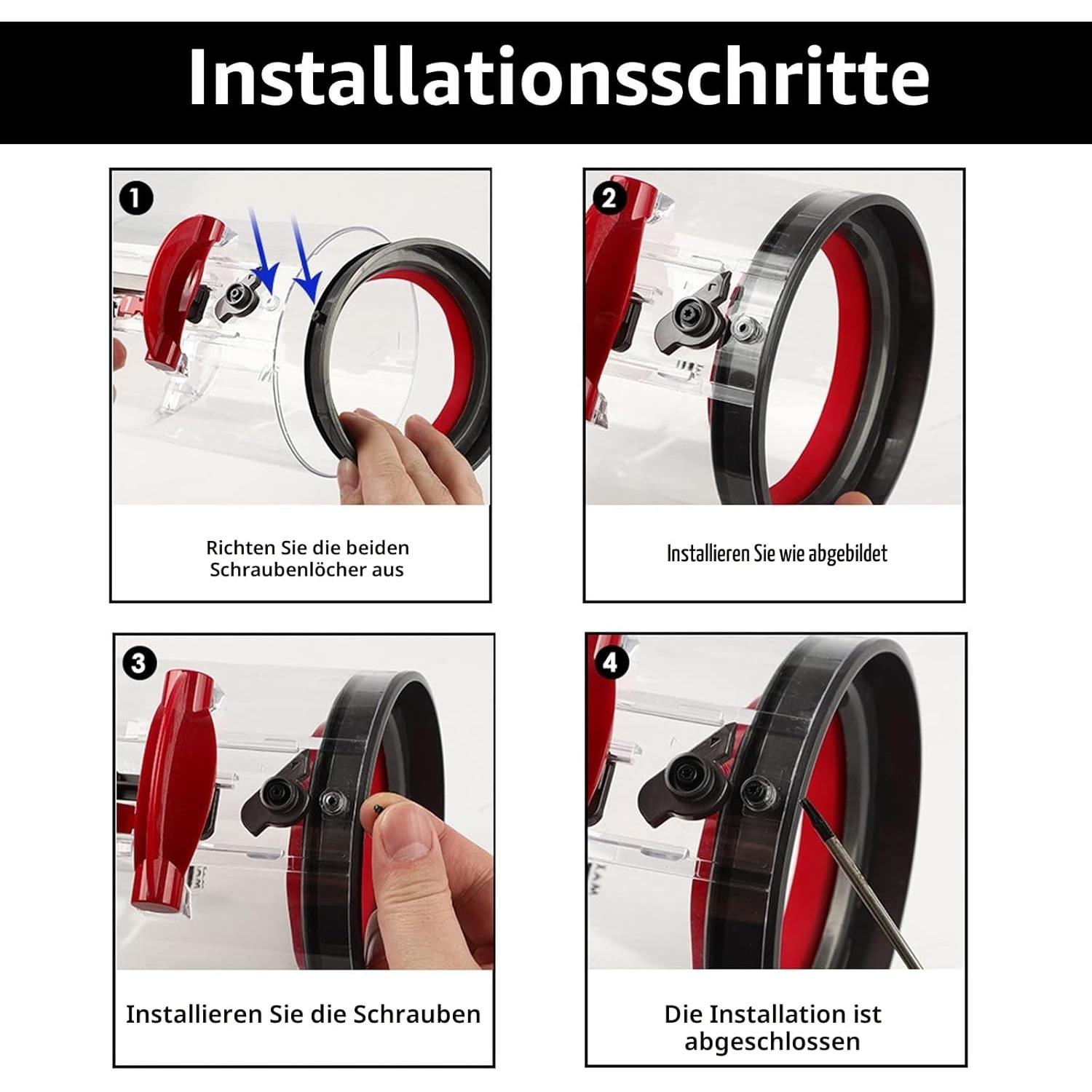 Plutoos Oberer Dichtungsring für Dyson V10 SV12 SV13 SV27 Staubbehälter – Gummi, Originalgrösse