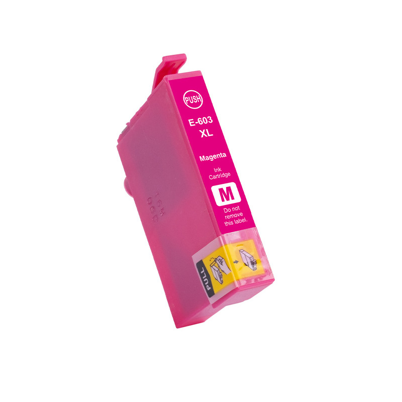 Plutoos 603XL Magenta Tintenpatrone mit Chip Kompatibel mit Epson 603 14 ml für XP-2100 XP-3100 XP-4100 WF-2830