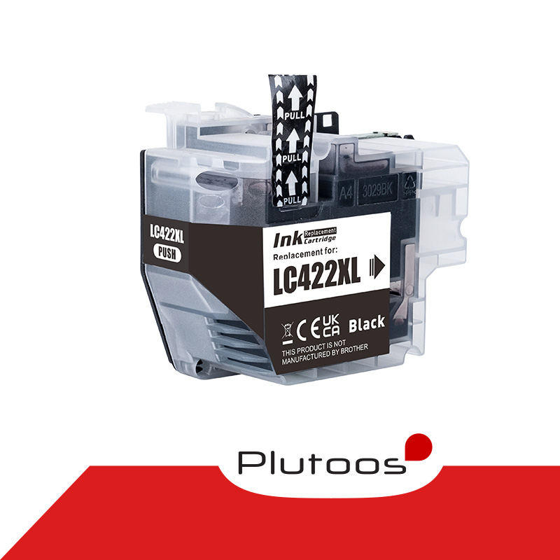 Plutoos LC-422XL Cartucce per stampanti nere compatibili con Brother LC422 XL