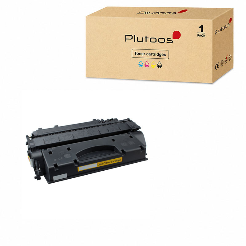 Plutoos 80A Toner Black with Chip – Compatible with HP 80A, HP CF280A, 2700 pages
