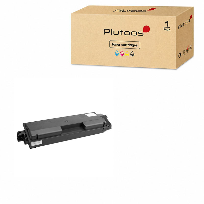 Plutoos TK-590 Toner Schwarz mit Chip – Kompatibel mit Kyocera TK-590, Kyocera TK-590K, 7000 Seiten
