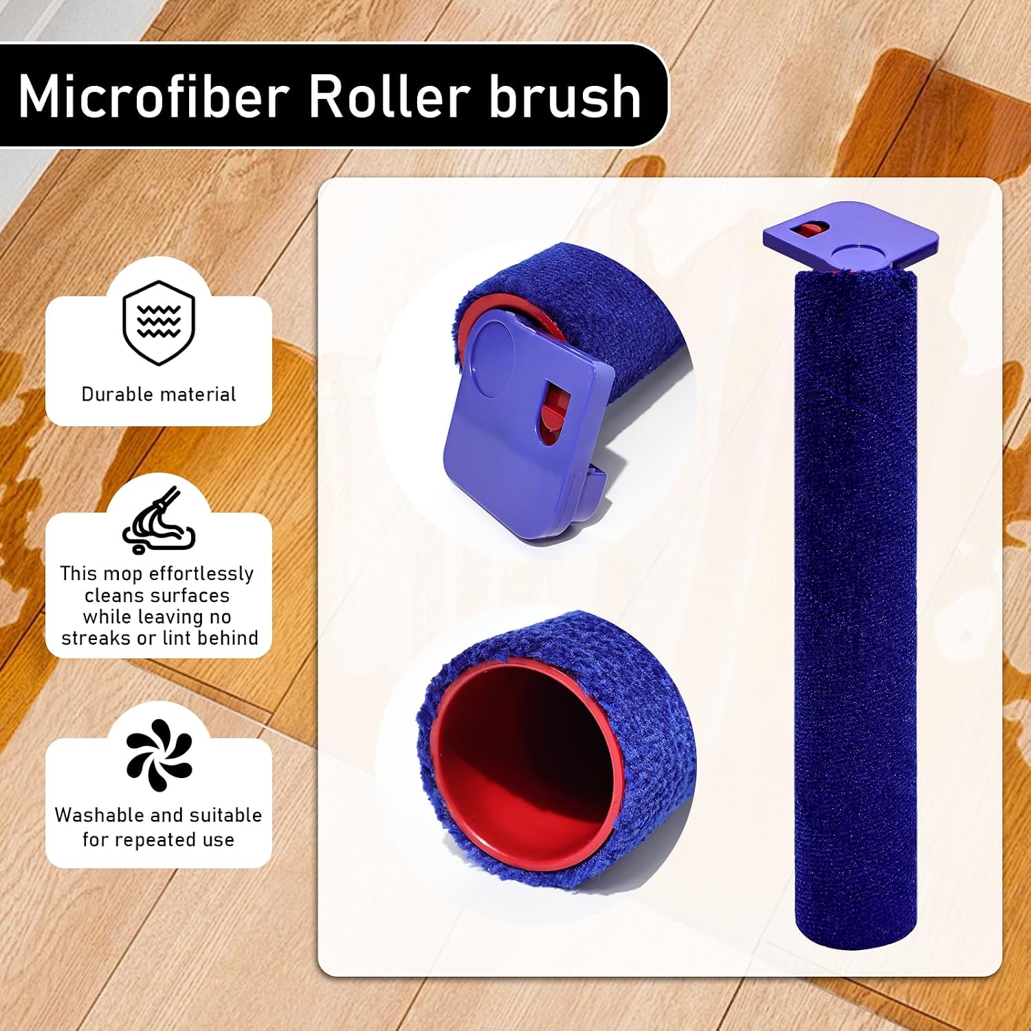 Plutoos Rollmopp für Dyson Spot+ Scrub AI Saugroboter – Mikrofaser-Wischrolle