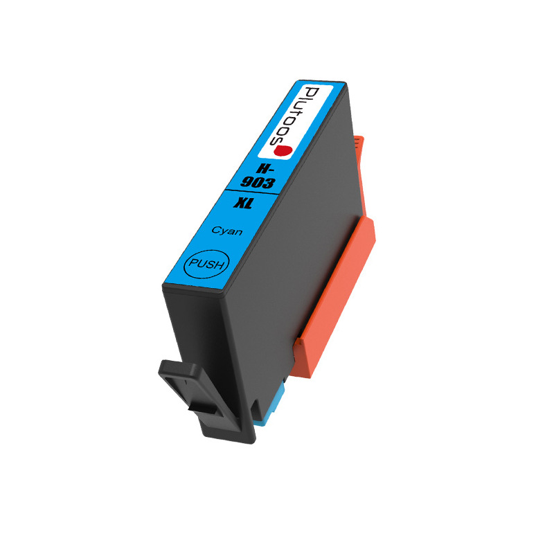 Plutoos 903XL Cyan Tintenpatrone – kompatibel mit HP, 15 ml für Officejet Pro 6950, Officejet Pro 6960, Officejet Pro 6970, ~825 Seiten
