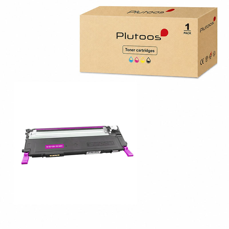 Plutoos CLT-4072 Toner Magenta con chip – Compatibile con Samsung CLT-4072, Samsung CLP-320, 2000 pagine