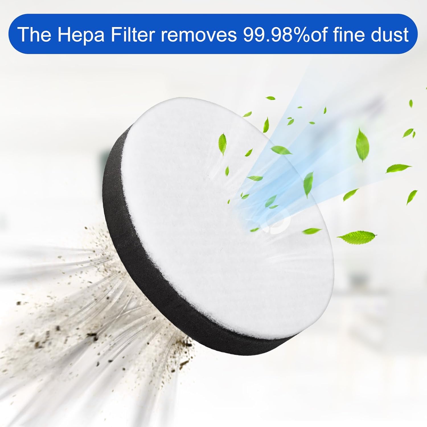 Plutoos Schwammfilter für ECOVACS Deebot X12 OmniCyclone, X12 Pro & T90 Pro Omni – waschbar, 2 Stück