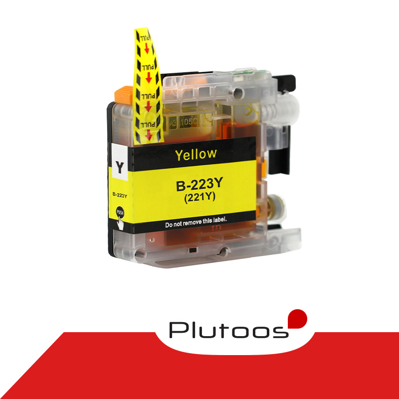 Plutoos LC-223 Cartucce per stampante gialle compatibili con Brother LC223