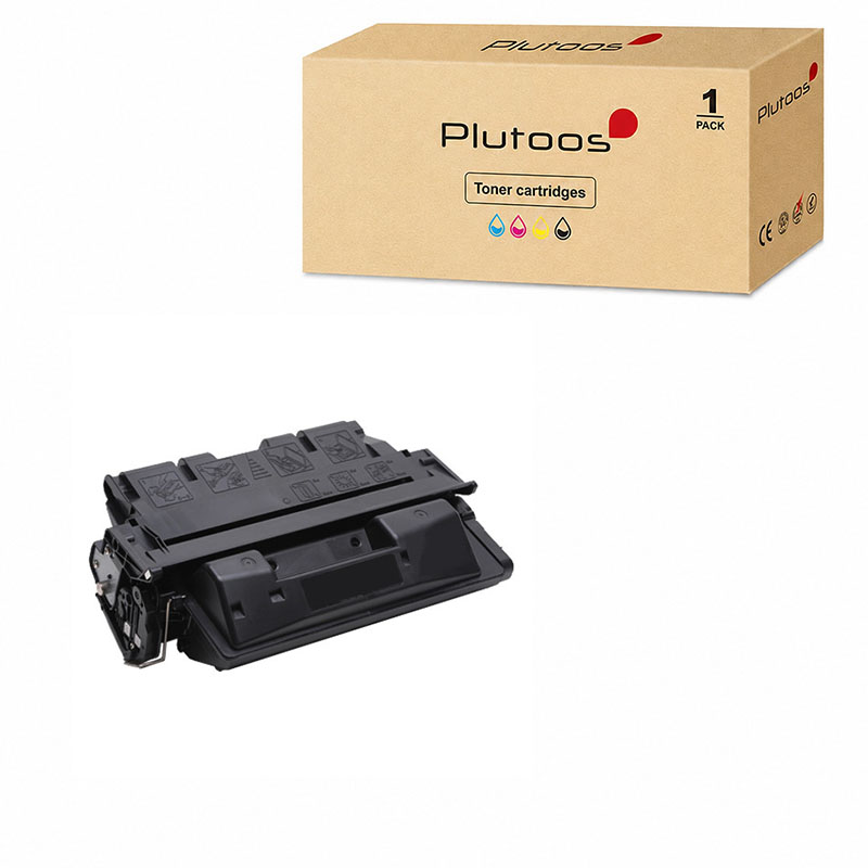 Plutoos 61X Toner Nero con chip – Compatibile con HP 61X, HP C8061X, 10000 pagine