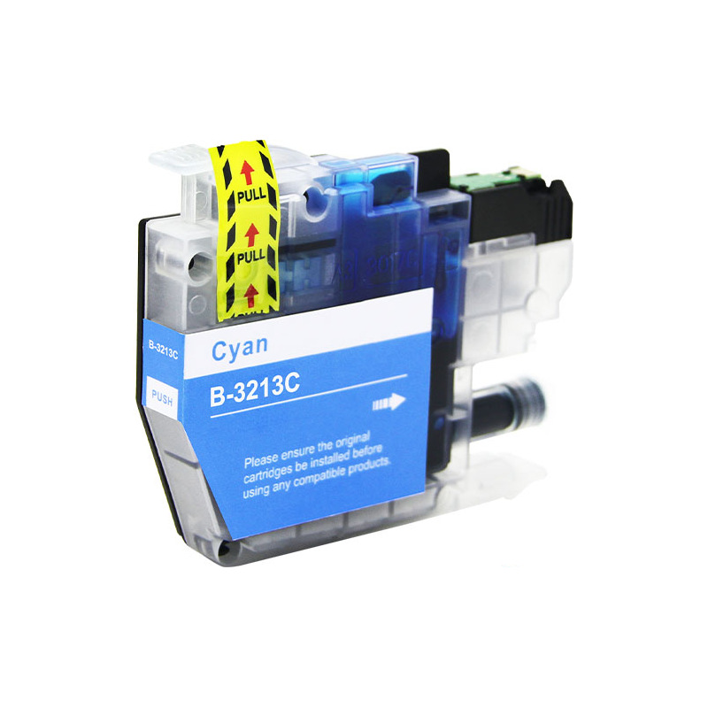 Plutoos LC-3213 Cyan Tintenpatrone mit Chip Kompatibel mit Brother LC-3213 7 ml für DCP-J572DW DCP-J772DW MFC-J895DW