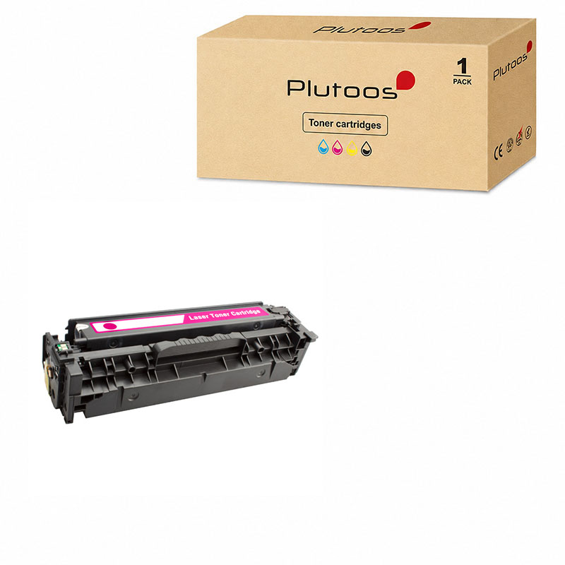 Plutoos 312A CF383A Toner Magenta with Chip – Compatible with HP M476dn M476dw M476nw M476, ca. 2’700 pages