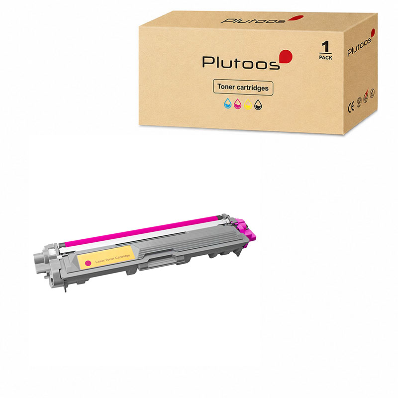 Plutoos TN-242 TN-246M Toner Magenta con chip – Compatibile con Brother