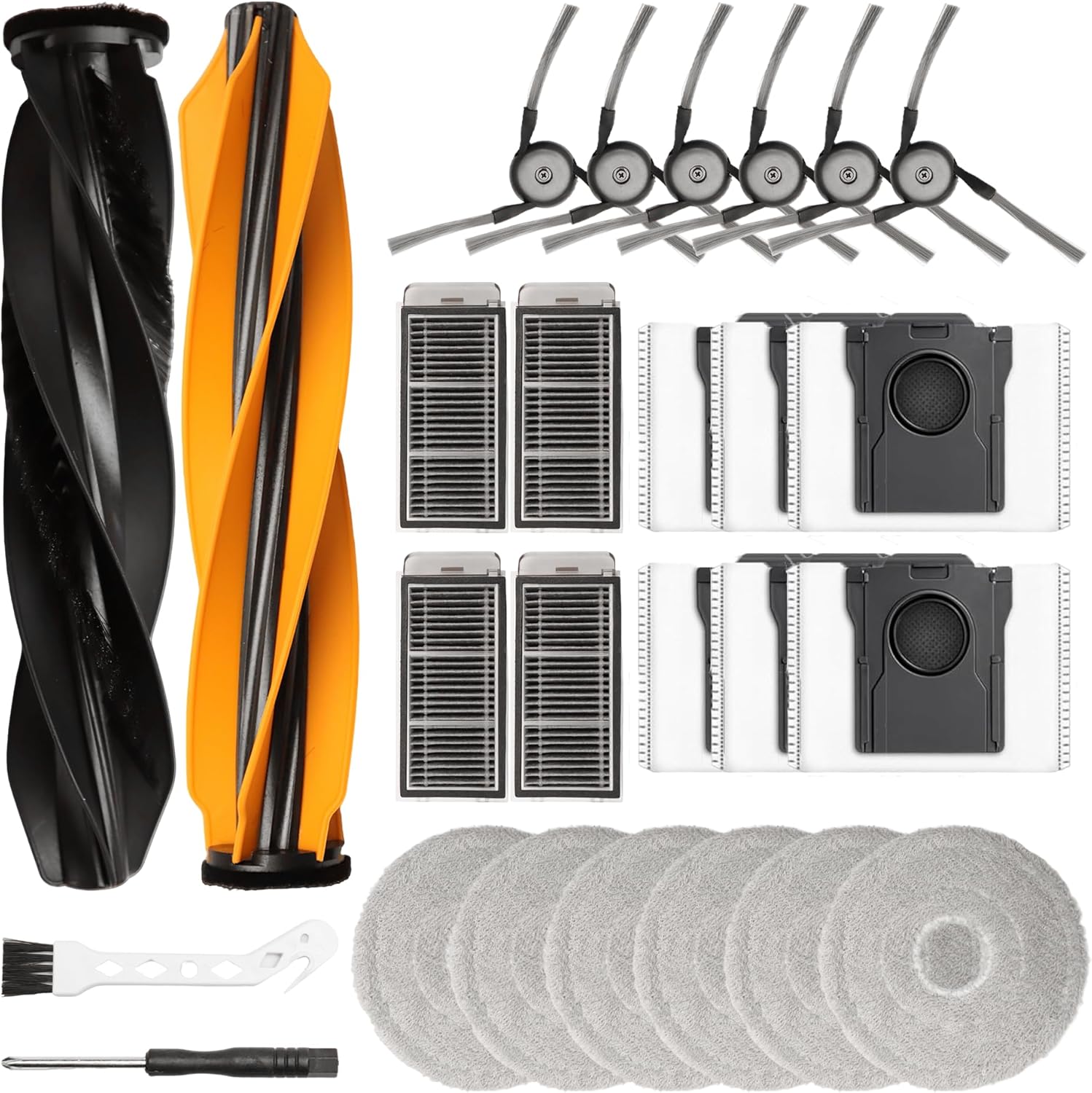 Plutoos 26-teiliges Zubehörset kompatibel zu Dreame X50 Ultra Complete L50 Pro Ultra X50 Master L40s Pro Ultra Matrix10 Ultra Saugroboter