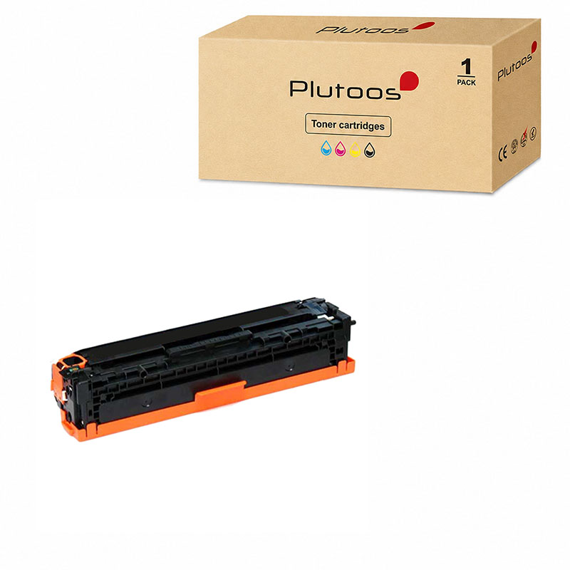 Plutoos 125A Toner Schwarz – Kompatibel mit HP 125A, HP CB540A, 2200 Seiten