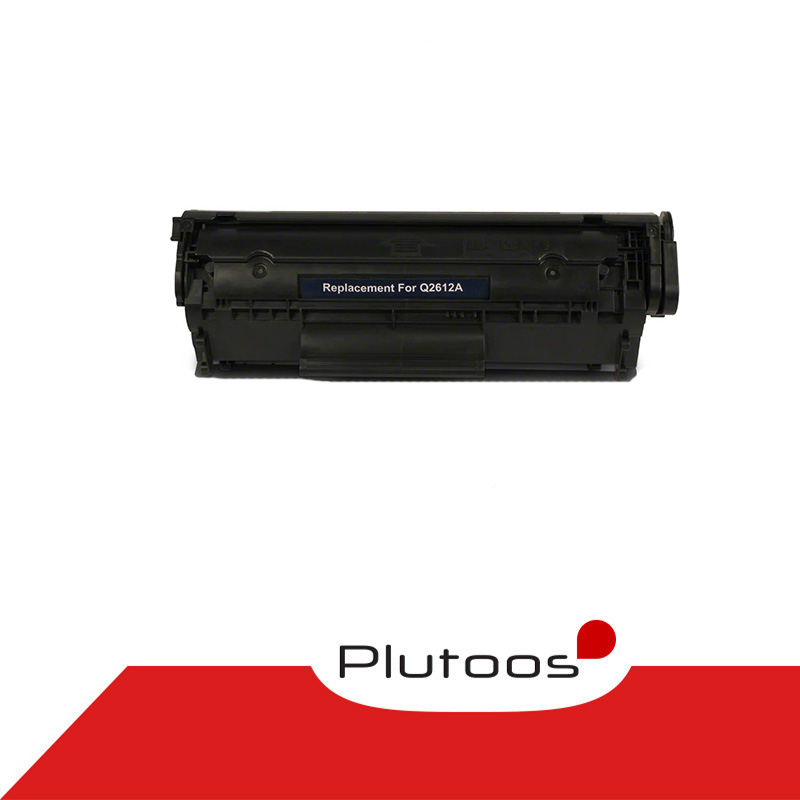 Plutoos 12A Toner Schwarz – Kompatibel mit HP 12A, HP Q2612A, 2000 Seiten