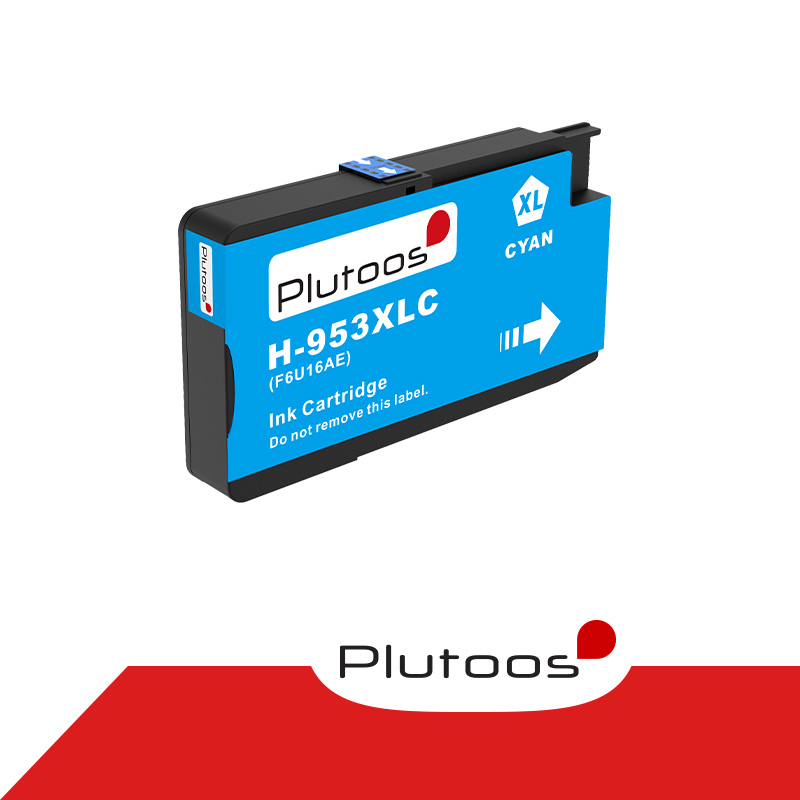 Plutoos 953XL Cyan Druckerpatronen kompatibel zu HP 953 XL F6U16AE