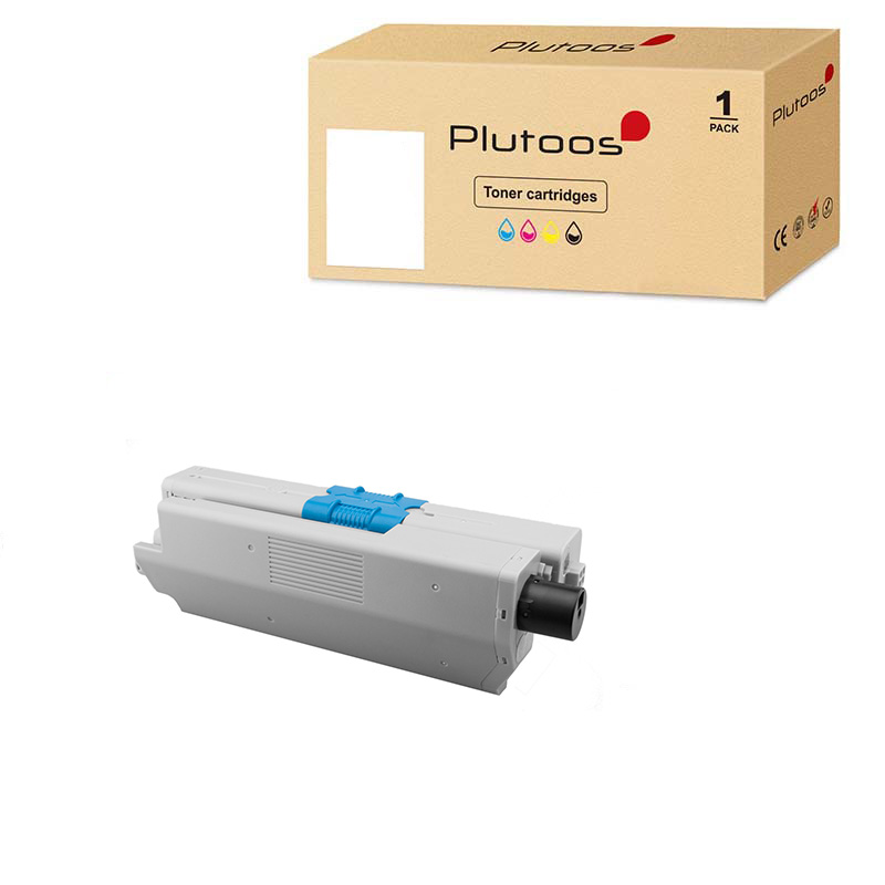 Plutoos C332 Black Toner – Compatible with Oki C332, Oki 46508712, 3500 Pages