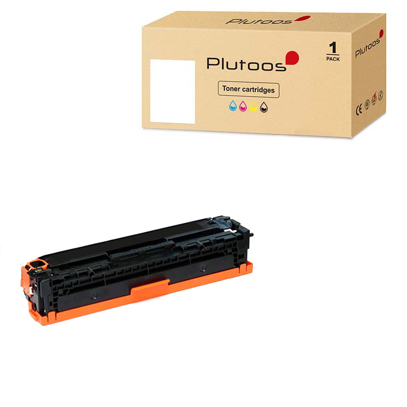 Plutoos 125A Toner Schwarz – Kompatibel mit HP 125A, HP CB540A, 2200 Seiten
