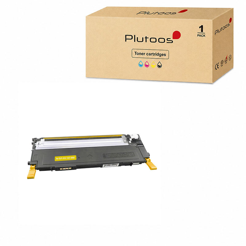 Plutoos CLT-4092 Toner Giallo con chip – Compatibile con Samsung CLT-4092, Samsung CLP-310, 1000 pagine