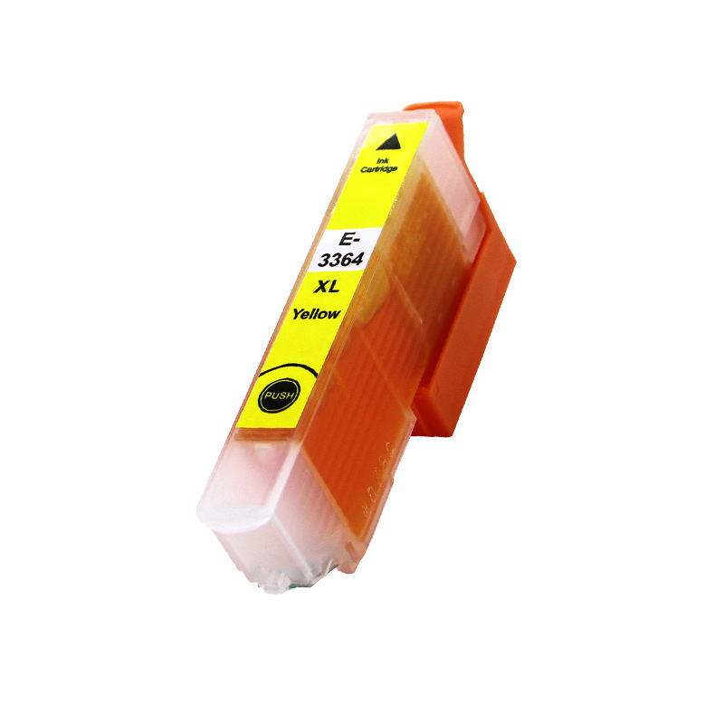 Plutoos 33XL T3364 Gelb Tintenpatrone – kompatibel mit Epson, 13 ml für Expression Premium XP-530, XP-540, XP-630, XP-635, XP-640, XP-645, XP-7100