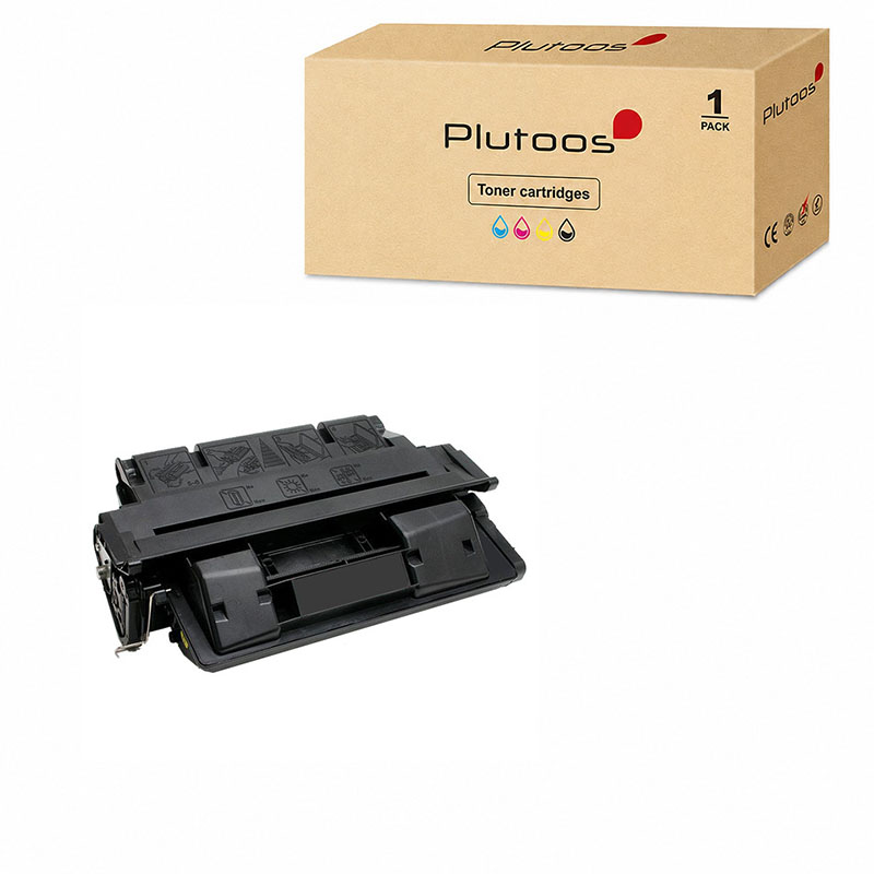Plutoos 27X Toner Schwarz mit Chip – Kompatibel mit HP 27X, HP C4127X, 10000 Seiten