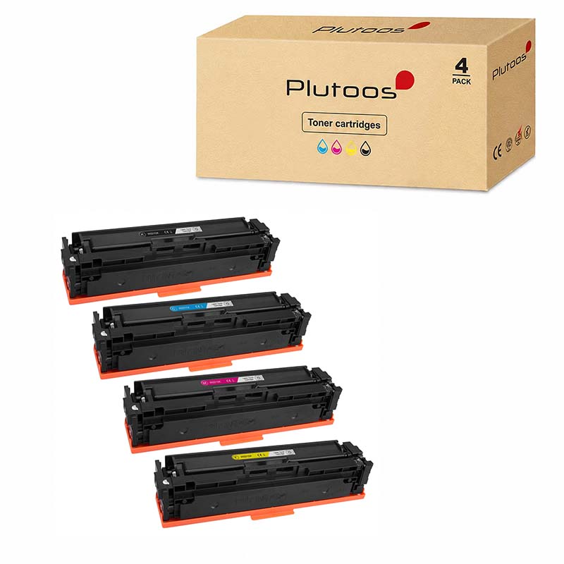 Plutoos 207X Multipack – Kompatibel mit HP 207X HP W2210X W2211X W2212X W2213X 4er-Set BCMY 10500 Seiten gesamt