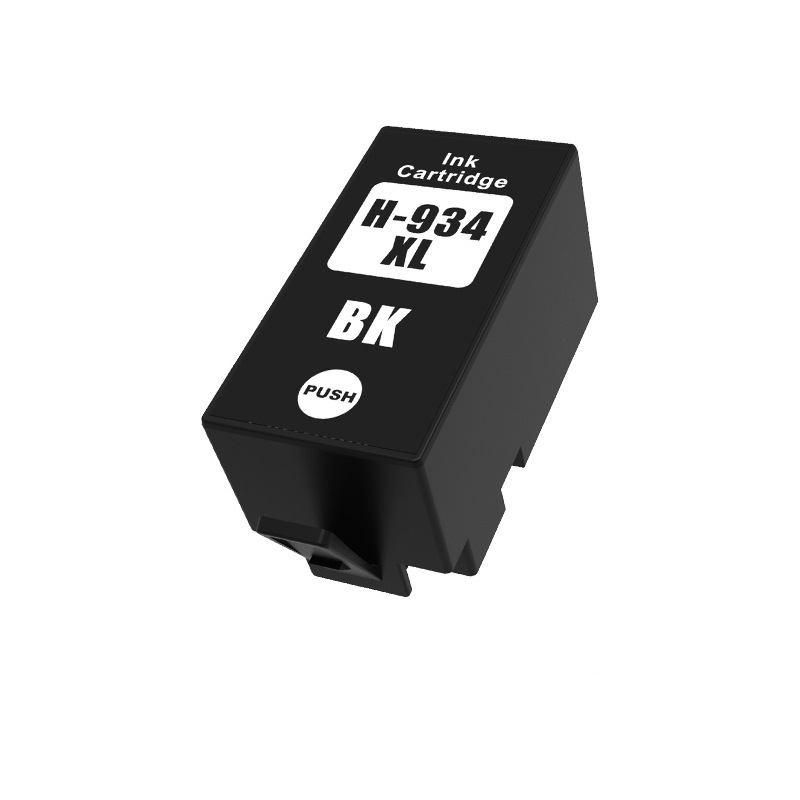 Plutoos 934XL Schwarz Tintenpatrone – kompatibel mit HP, 53 ml für Officejet 6812, Officejet 6815, Officejet 6820, Officejet 6822, ~1'000 Seiten
